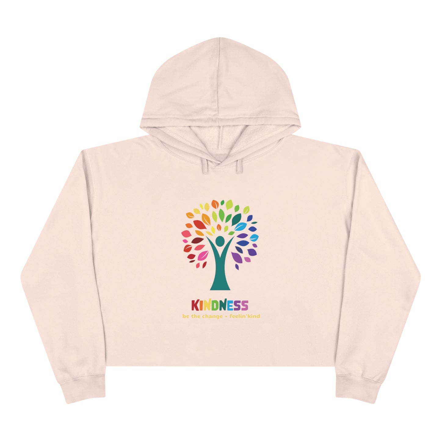 Kindness Tree Crop Hoodie