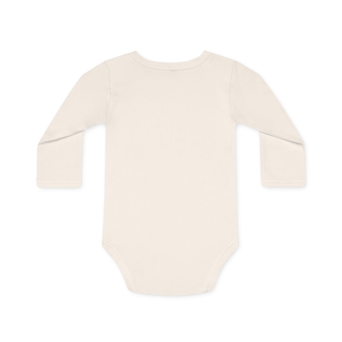 I'm With Santa" Organic Long-Sleeve Bodysuit