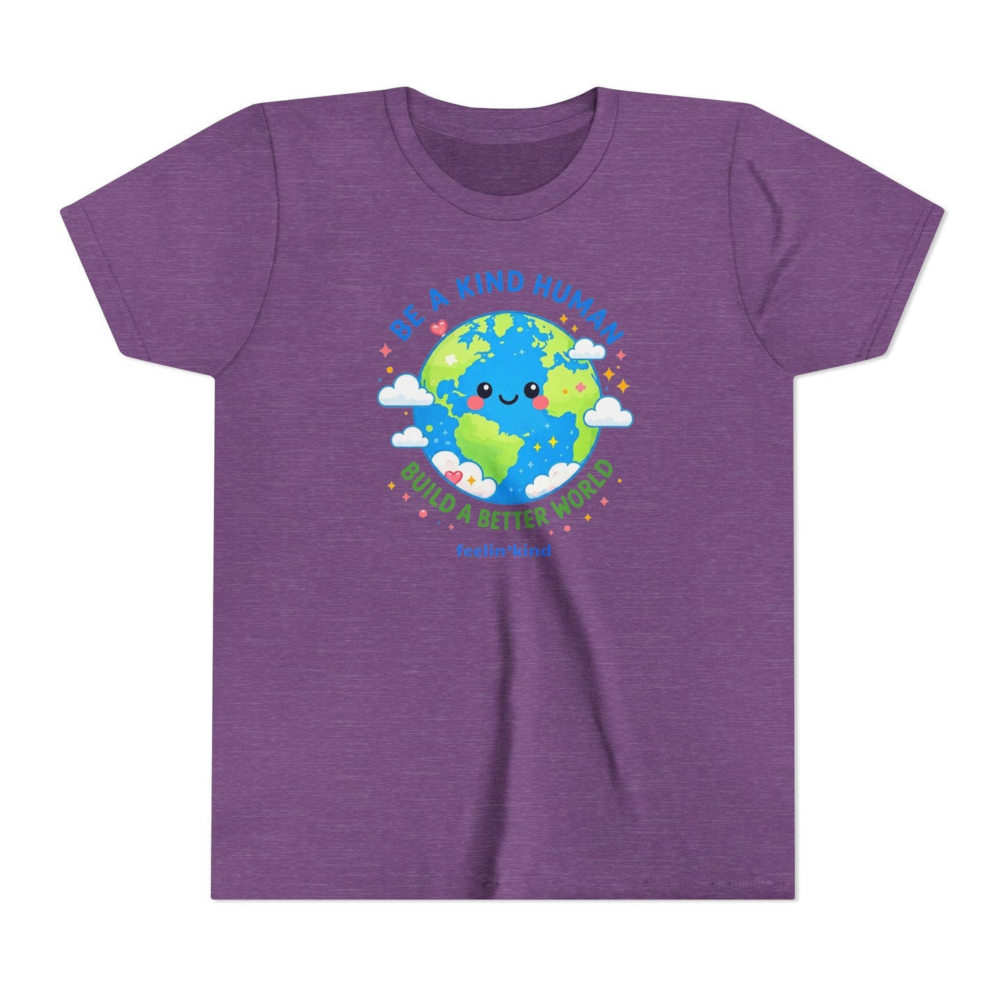 Be a Kind Human – Build a Better World Kids Tee