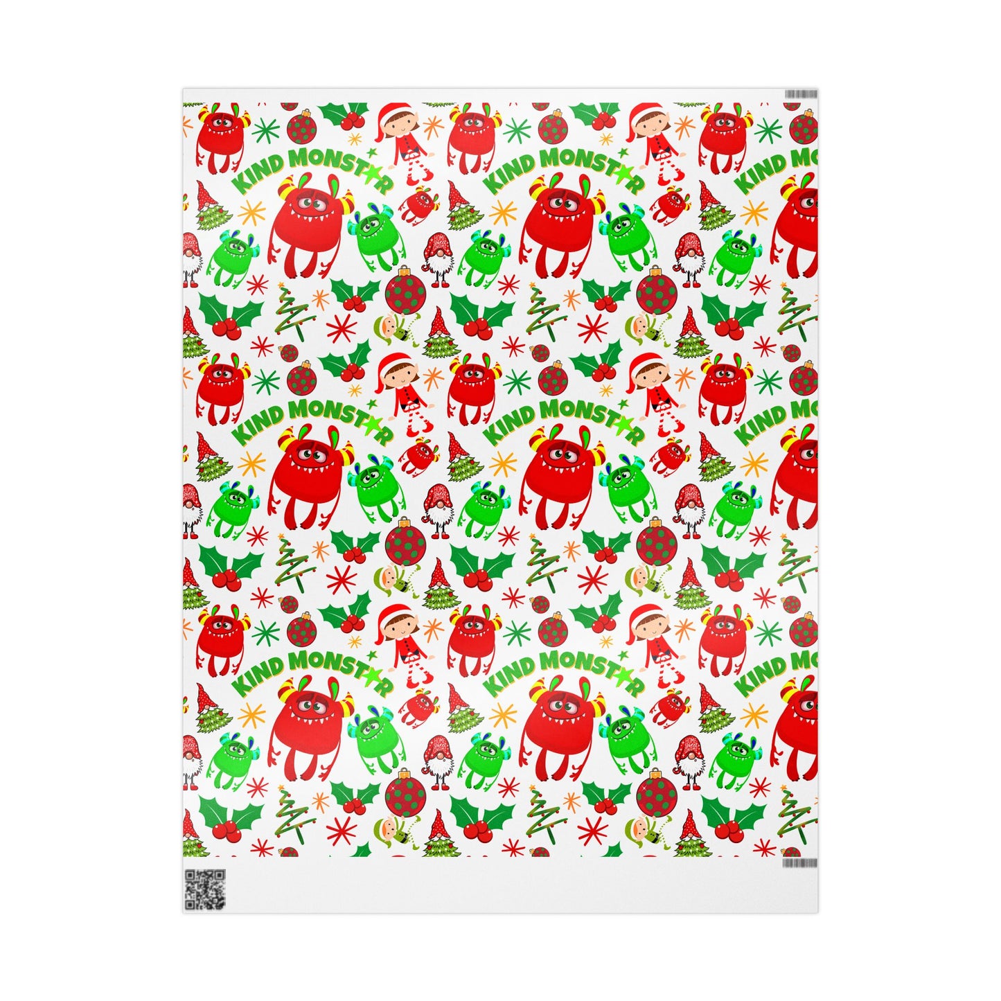Kind Monstar Christmas Gift Wrap