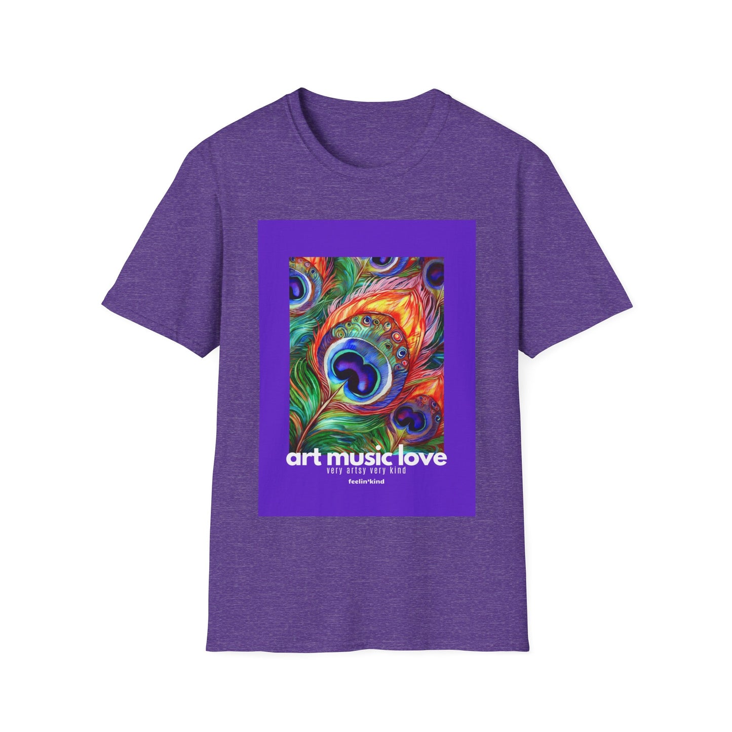 Art Music Love - Peacock T-Shirt