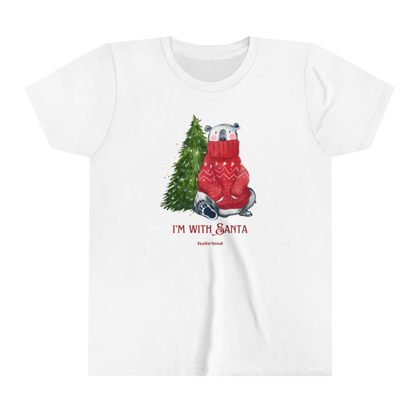 I'm with Santa Taster Tee (Youth)