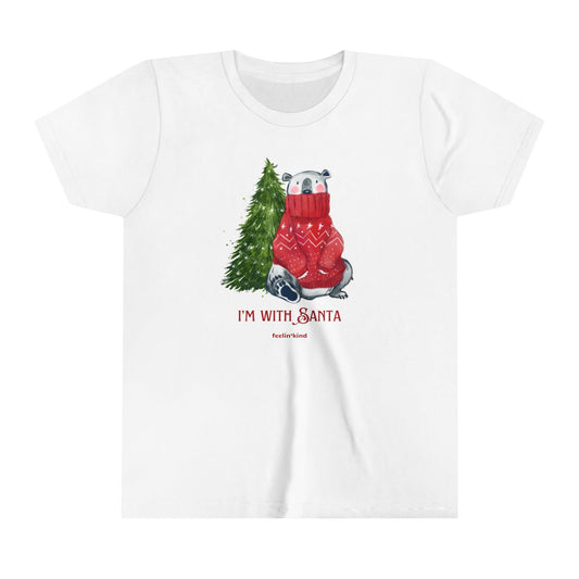 I'm with Santa Taster Tee (Youth)