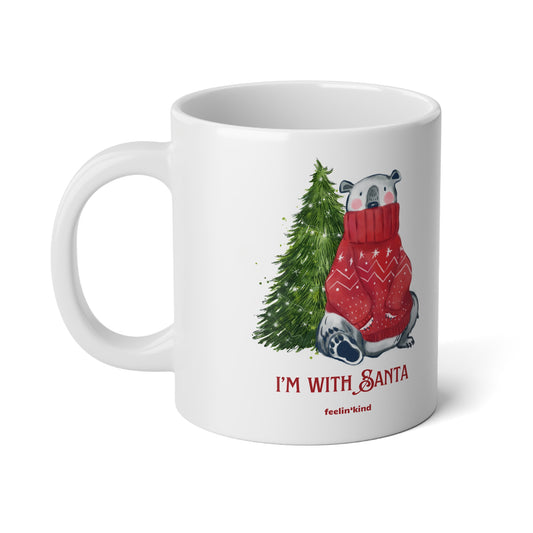 I'm With Santa 20oz Mug