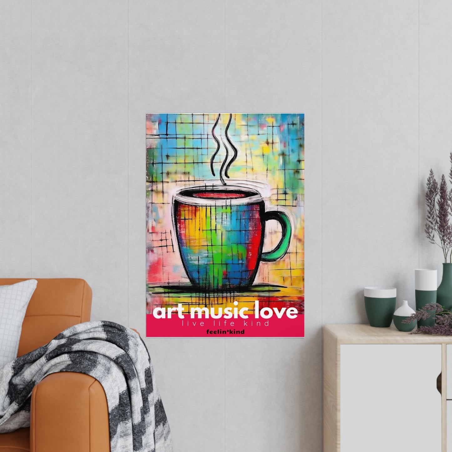 Art Music Love Coffee Mug Poster