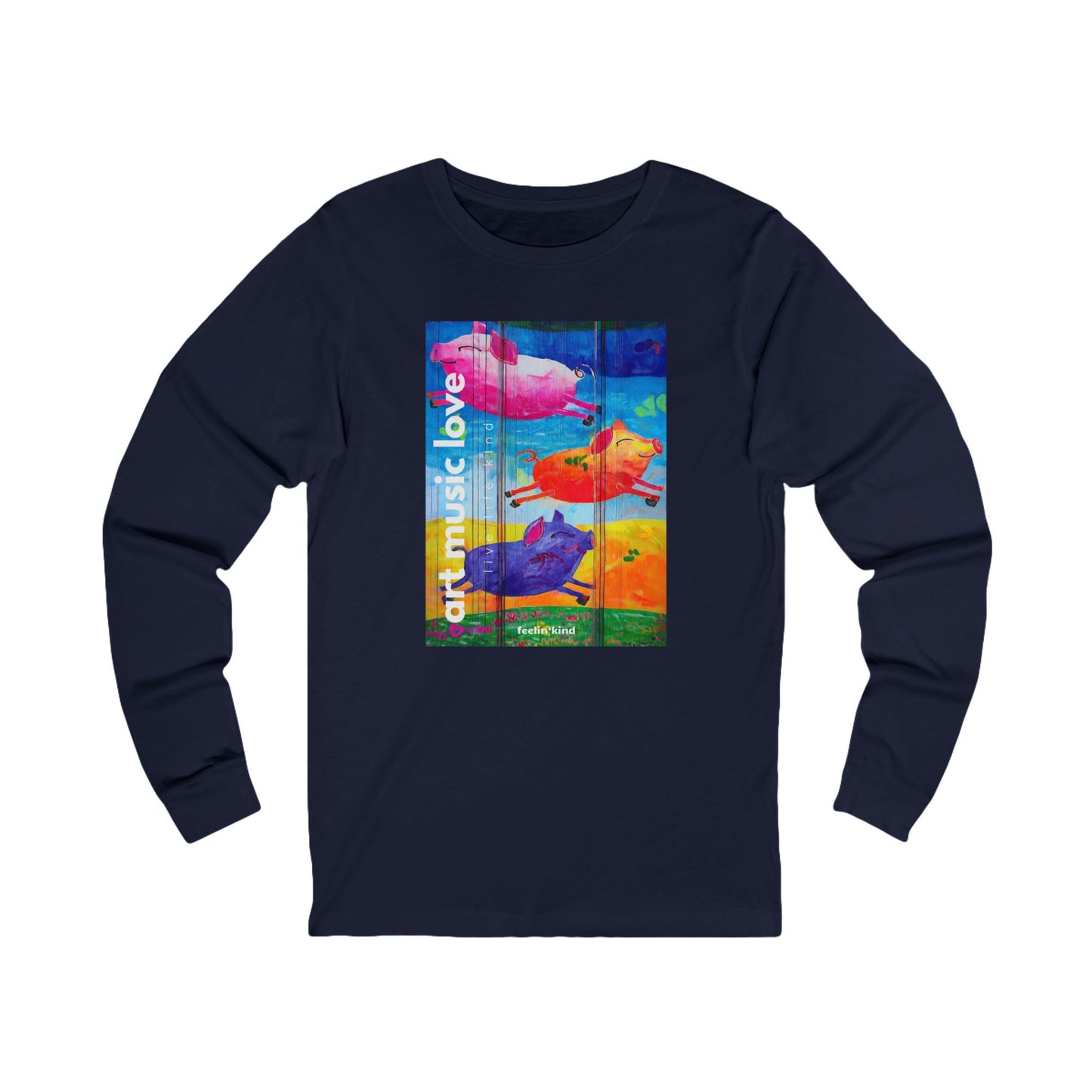 Flying Pigs Long Sleeve Tee