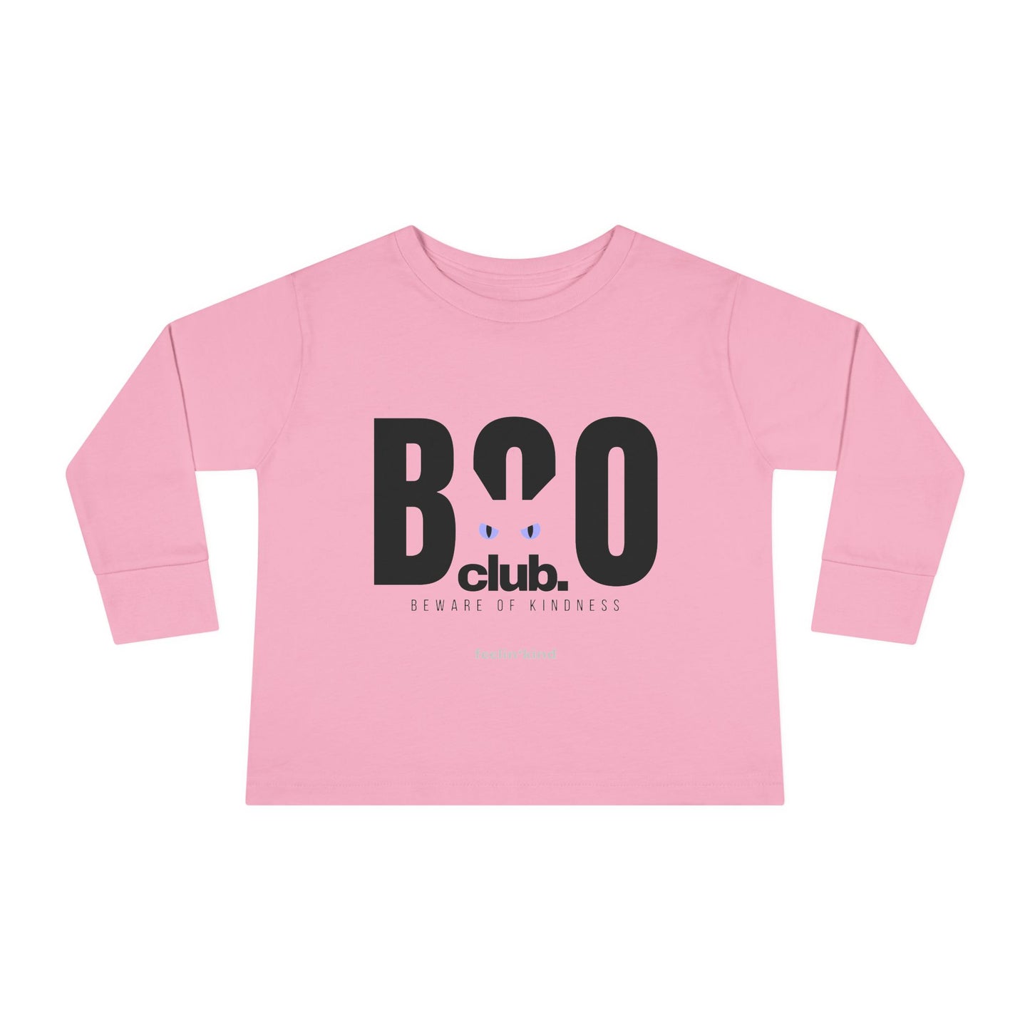 Boo Club Toddler Long Sleeve Tee - Fun Halloween Toddler Shirt