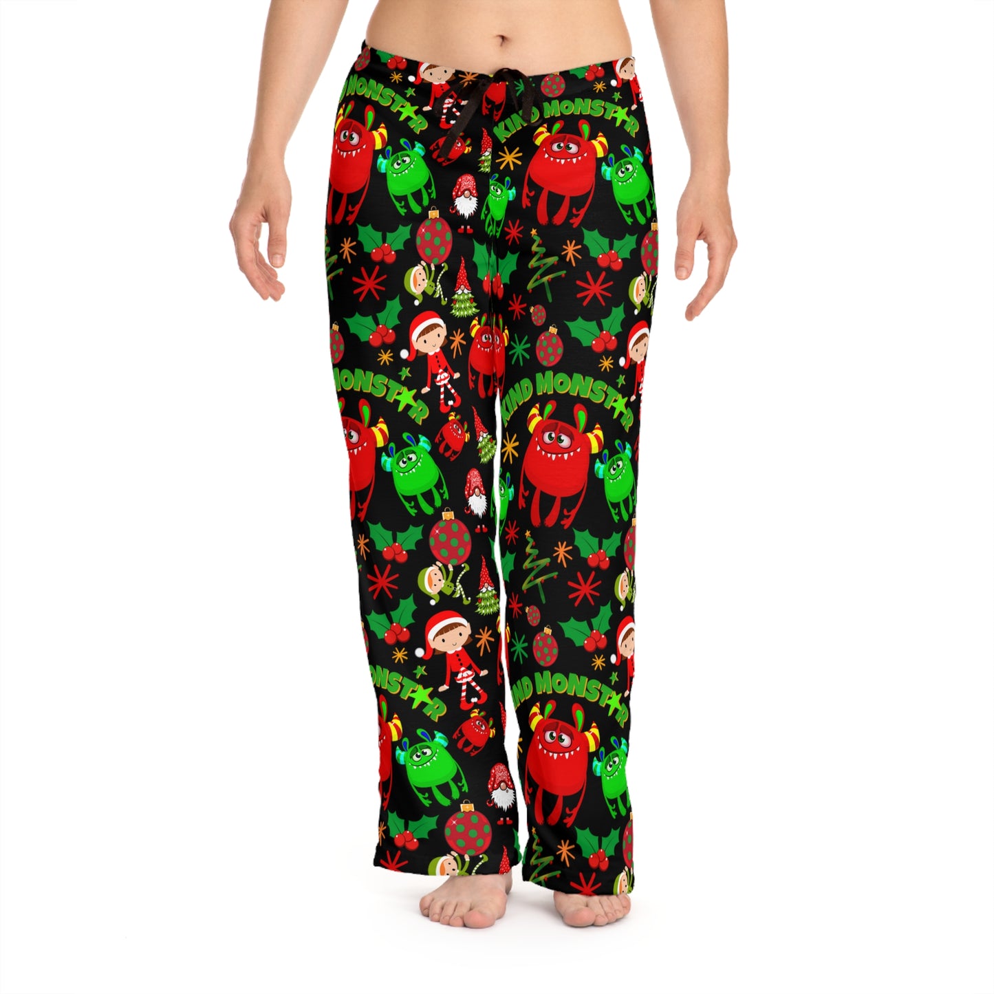 Kind Monstar Women's Pajama Pants - Black