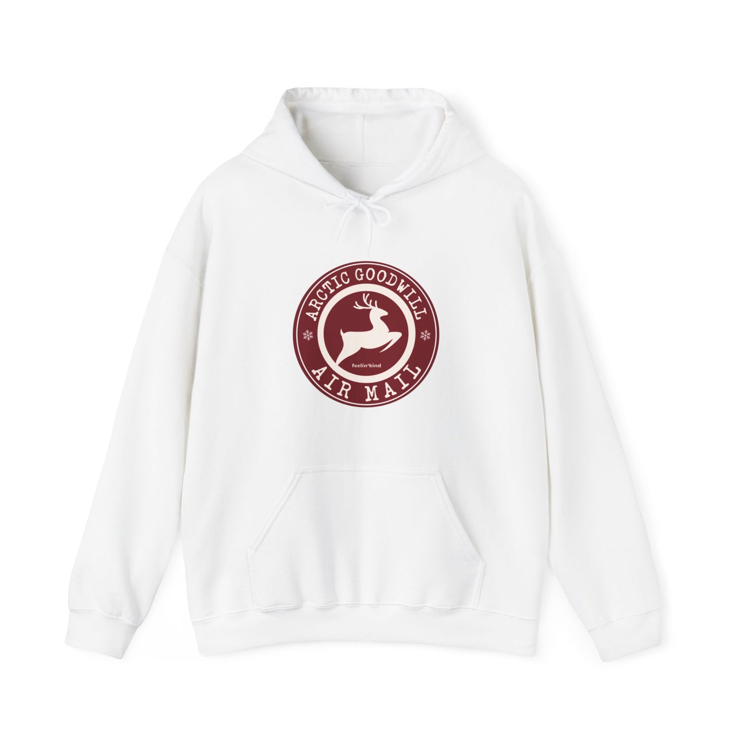 Arctic Goodwill Air Mail hoodie featuring a cool design inspired by the spirit of goodwill, perfect for chilly days.