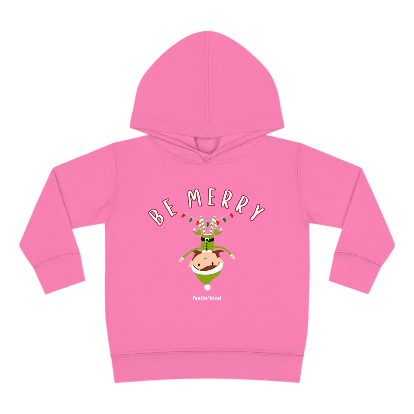 Be Merry Elf  hoodie featuring a cool design inspired by the spirit of goodwill, perfect for chilly days.