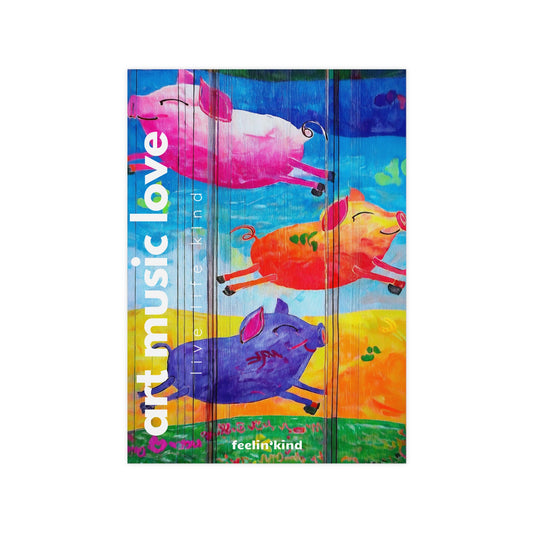 Art Music Love – Flying Pigs Poster