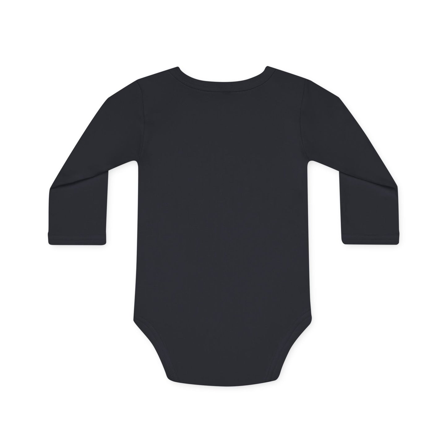 I'm With Santa" Organic Long-Sleeve Bodysuit