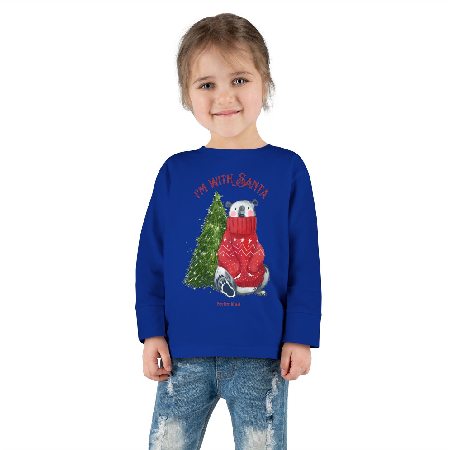 I'm With Santa Cozy Polar Bear (Toddler)