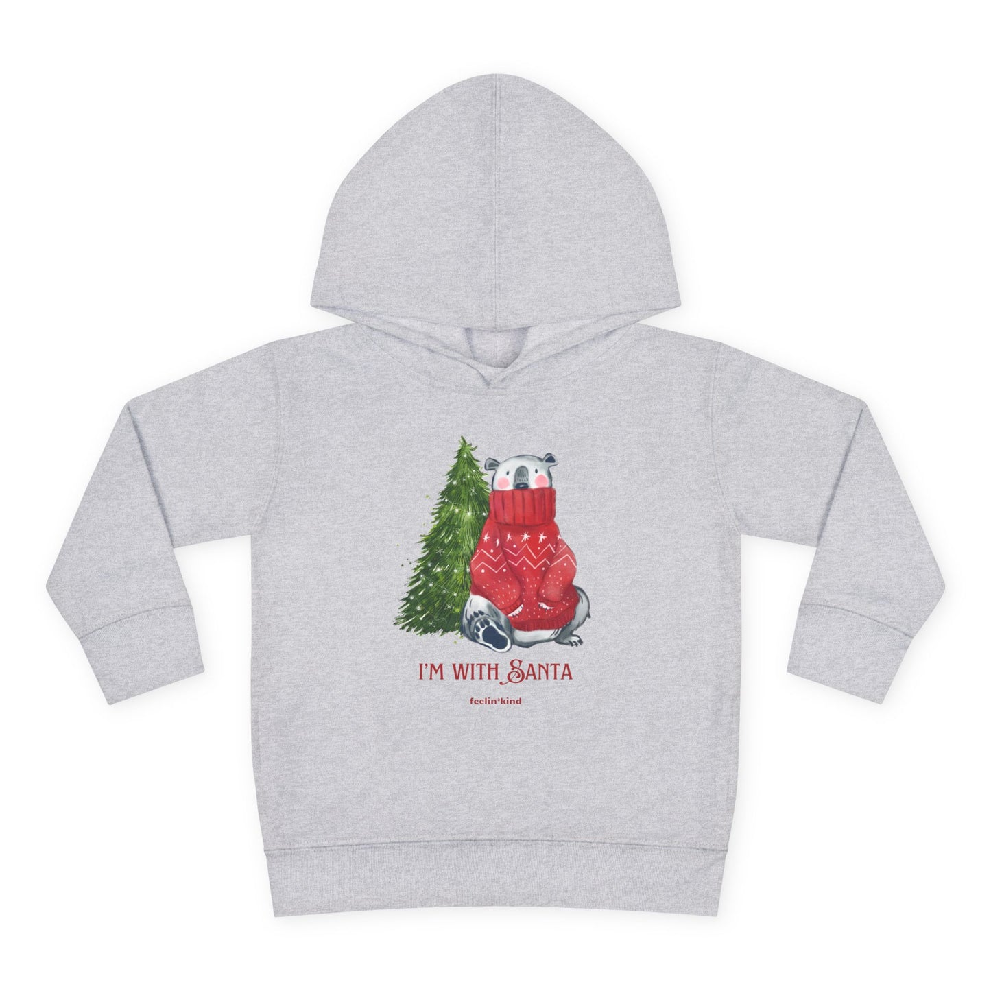 I'm with Santa Hoodie (Toddler)