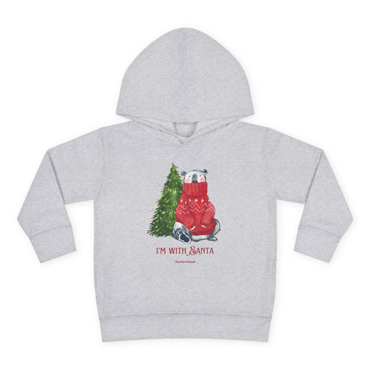 I'm with Santa Hoodie (Toddler)