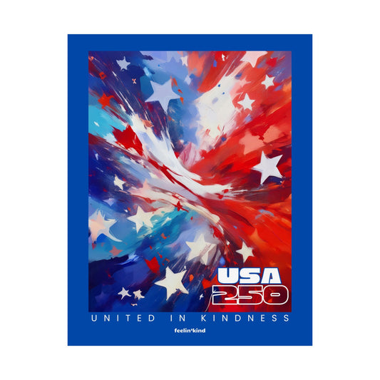 United in Kindness Poster | USA 250