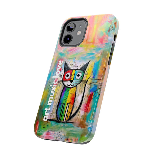 Art Music Love Phone Case – Very Artsy Cat