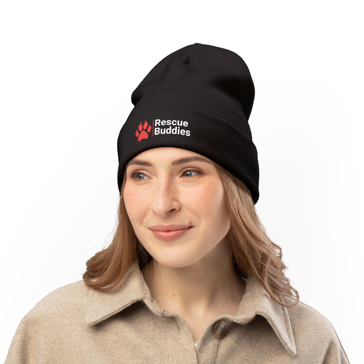 Rescue Buddies Embroidered Beanie