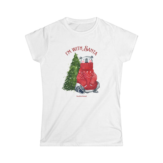I'm with Santa Women's Tee