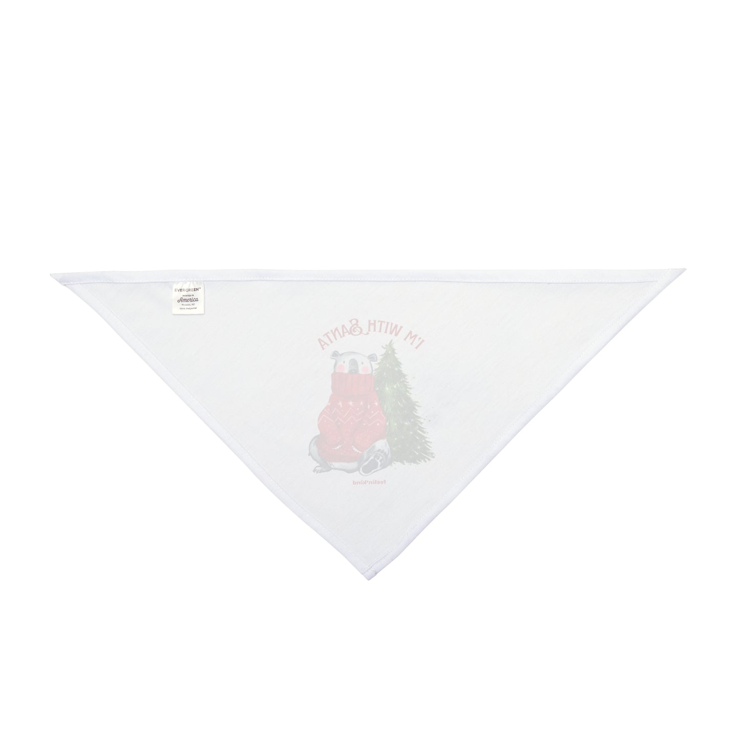 I'm With Santa Dog & Cat Holiday Scarf