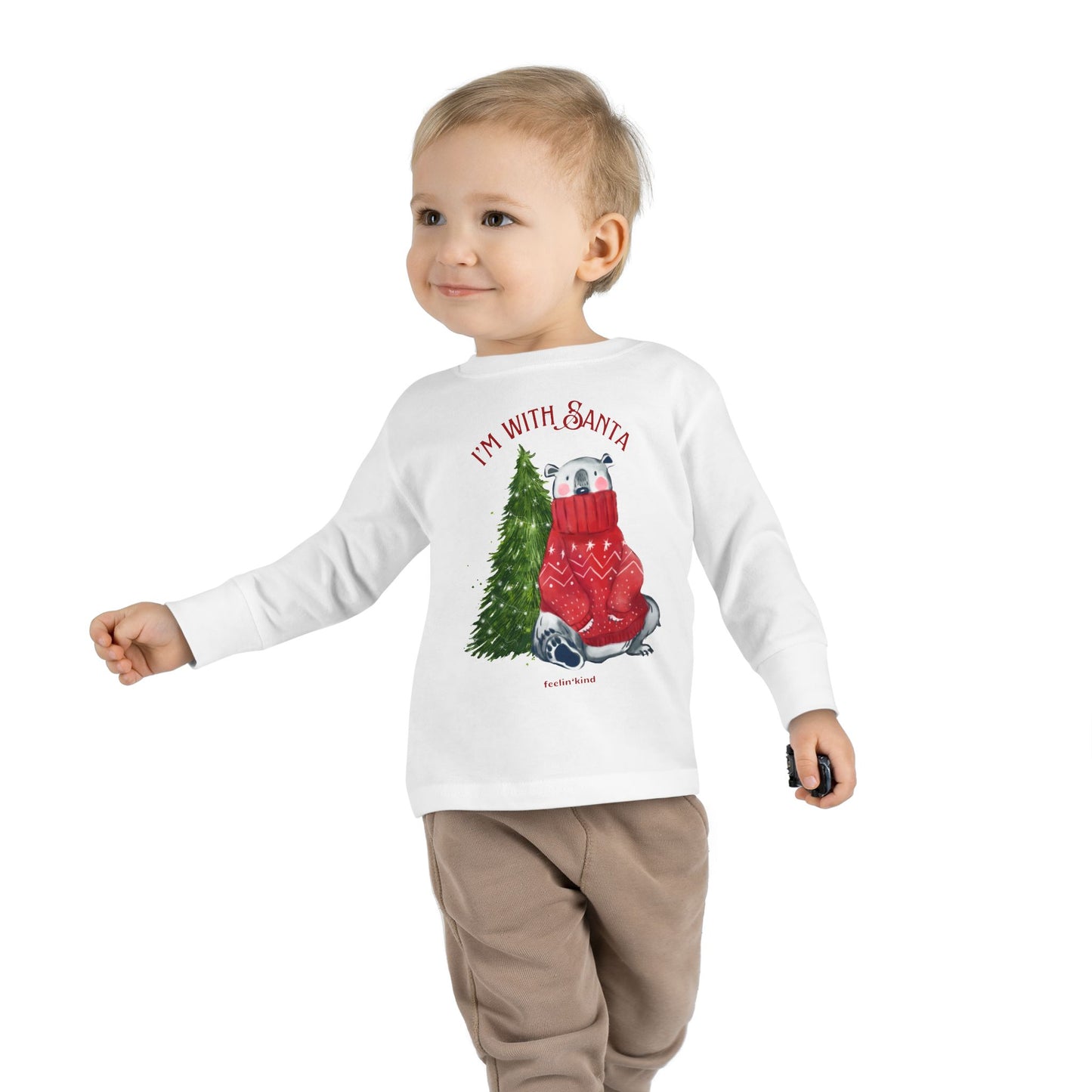 I'm With Santa Cozy Polar Bear (Toddler)