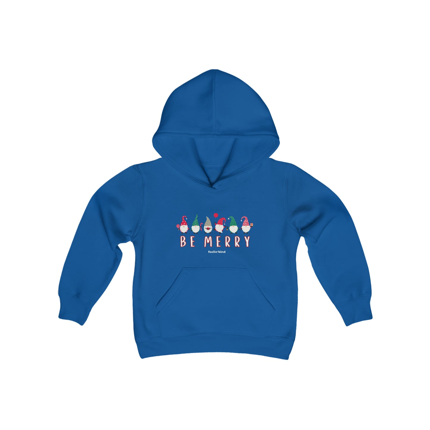 Be Merry Gnome hoodie featuring a cool design inspired by the spirit of goodwill, perfect for chilly days.