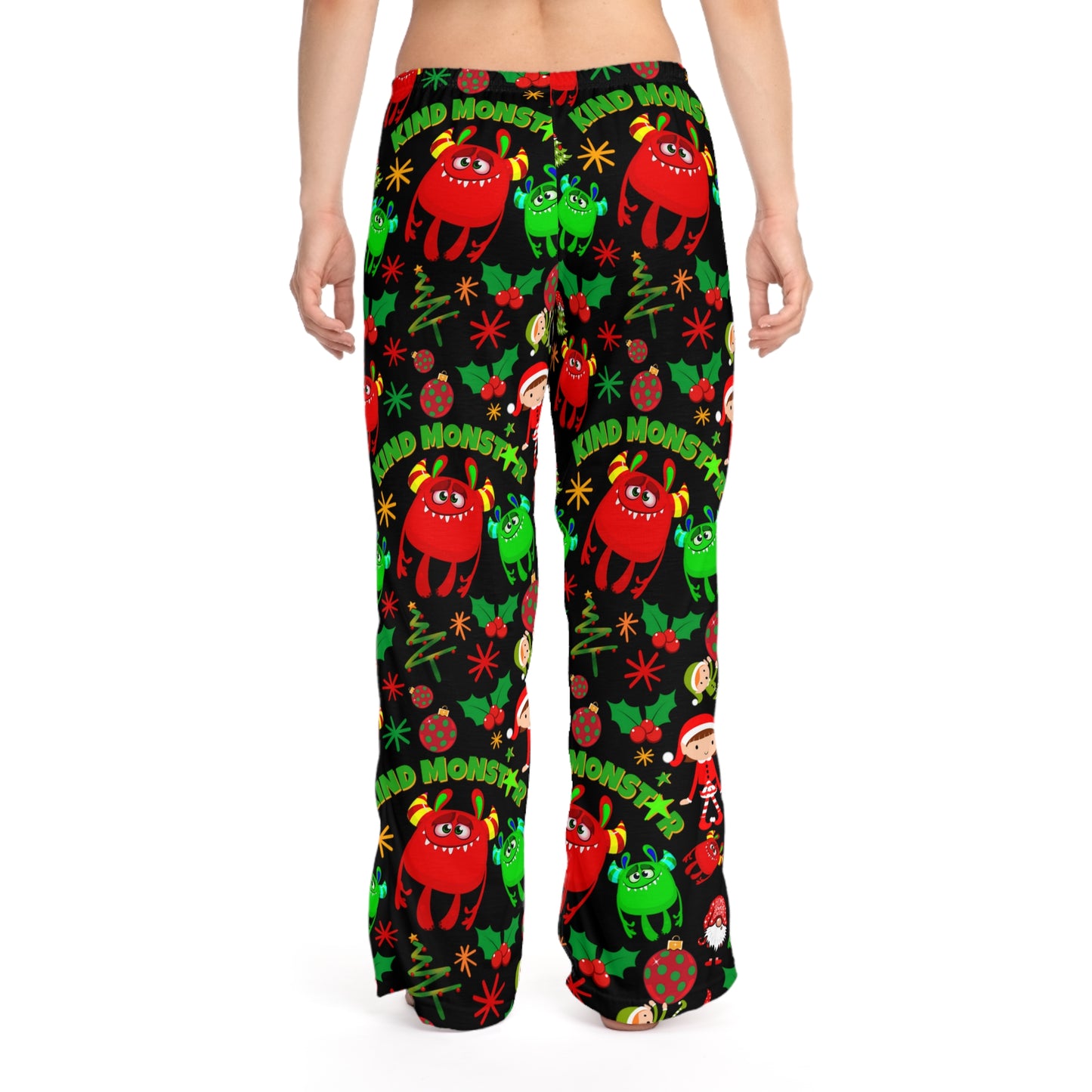 Kind Monstar Women's Pajama Pants - Black