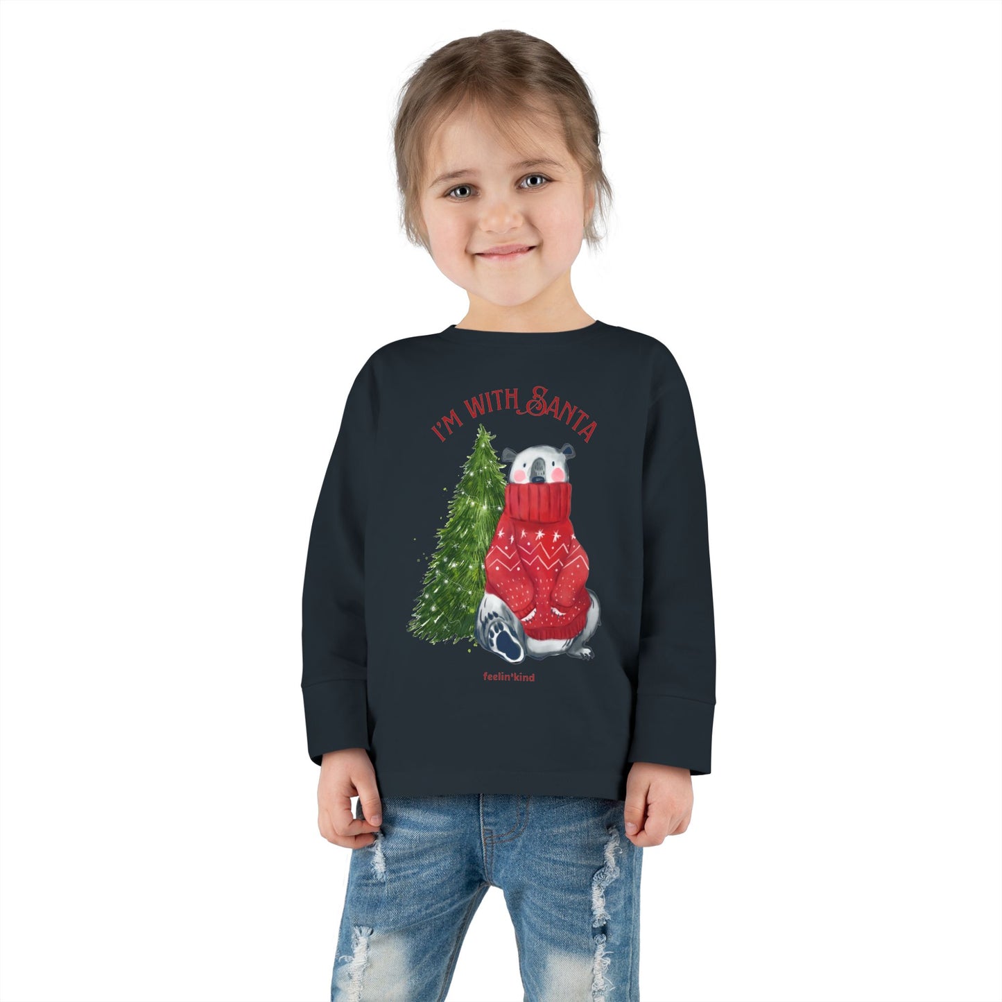I'm With Santa Cozy Polar Bear (Toddler)