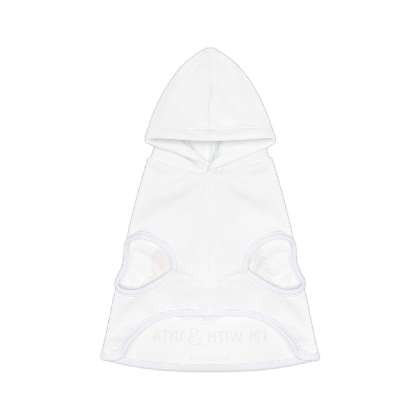 I'm With Santa Christmas Sweater Dog & Cat Hoodie