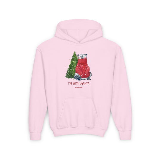 I'm with Santa Hoodie (Youth)