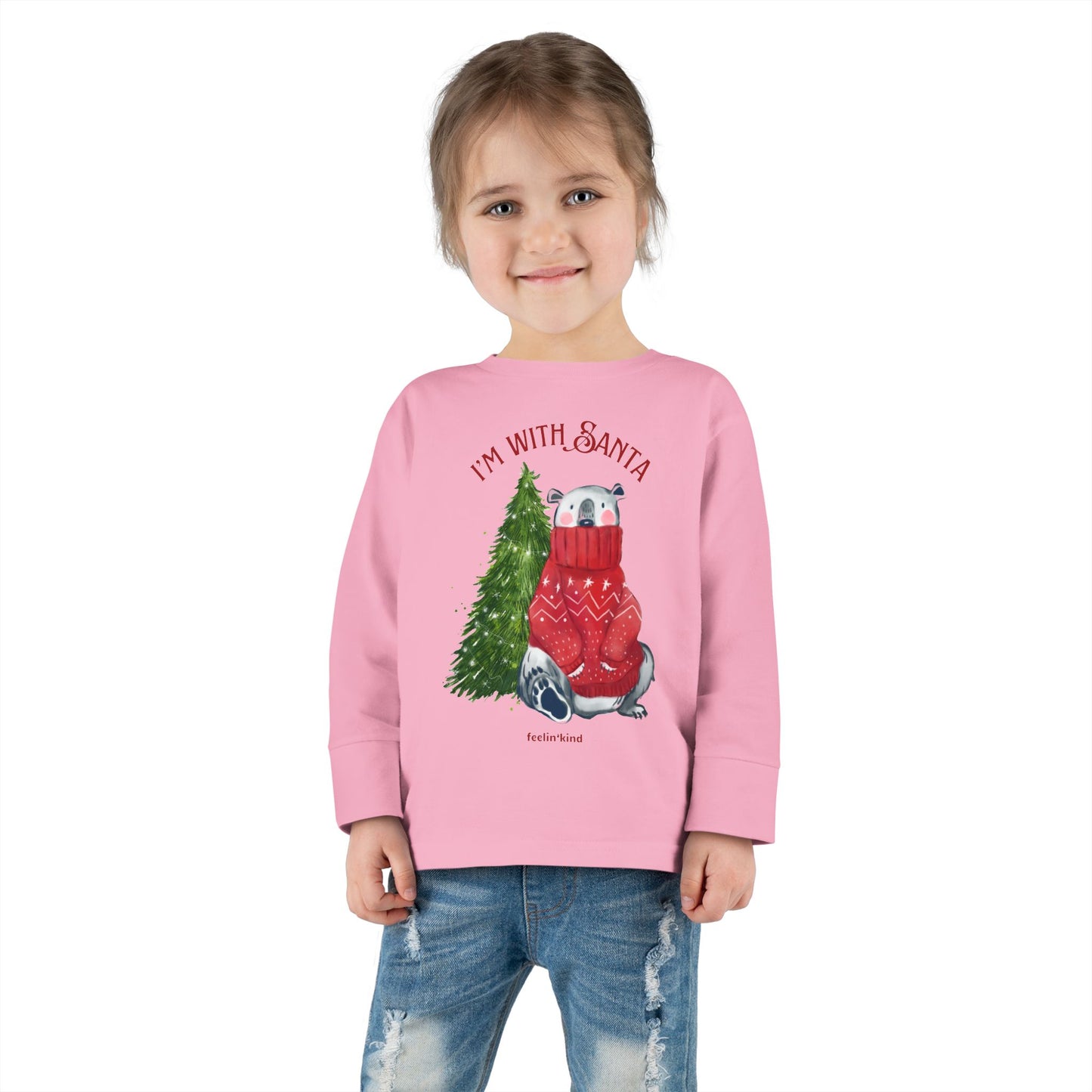 I'm With Santa Cozy Polar Bear (Toddler)