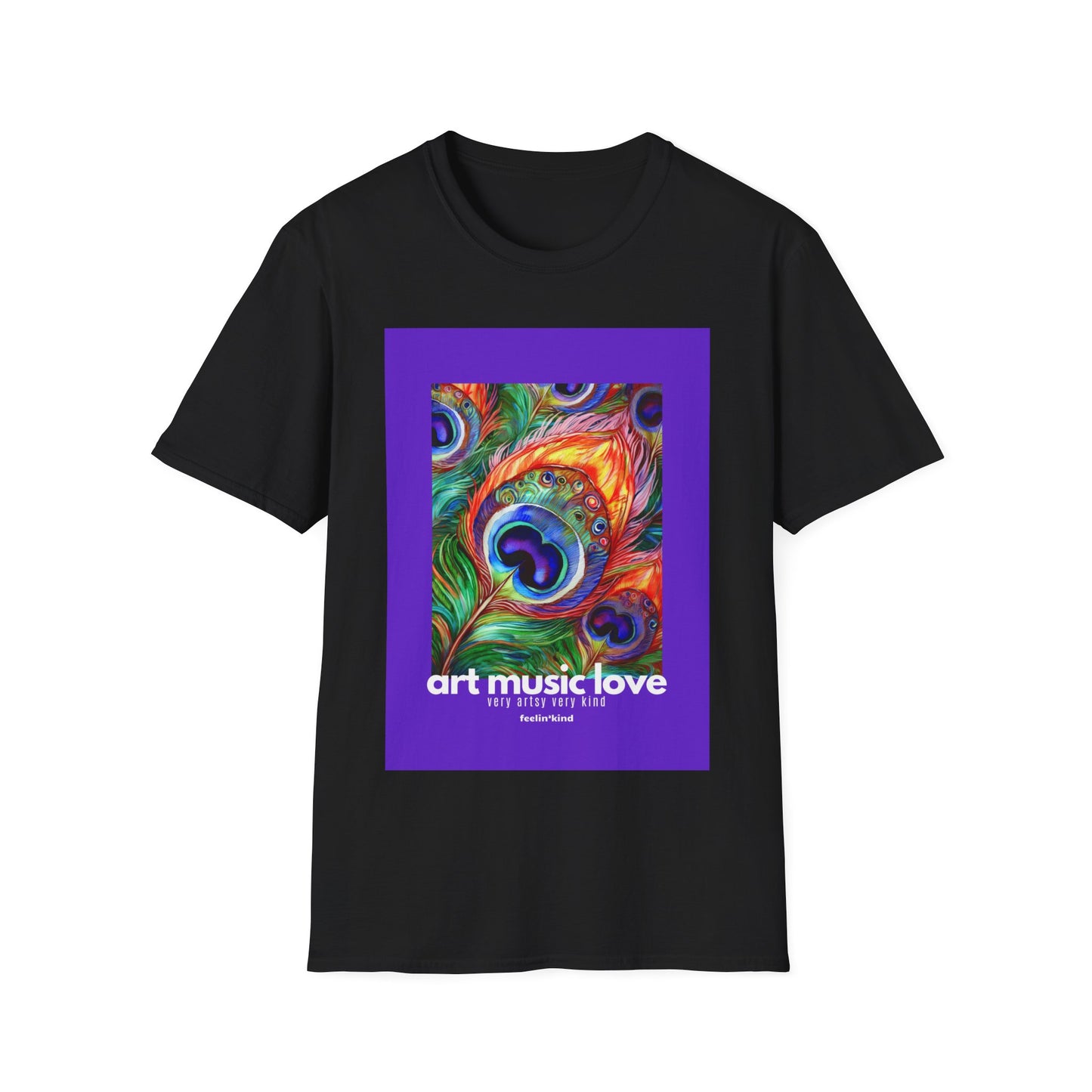 Art Music Love - Peacock T-Shirt