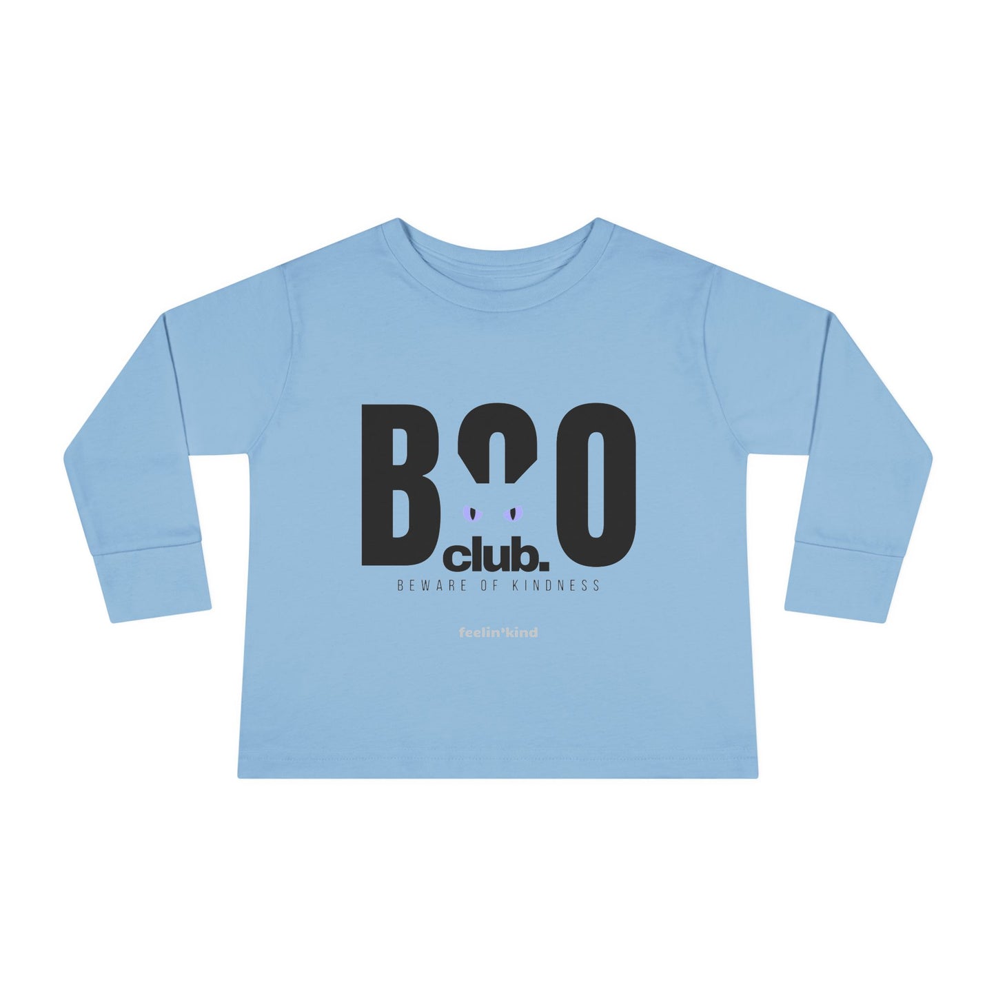 Boo Club Toddler Long Sleeve Tee - Fun Halloween Toddler Shirt