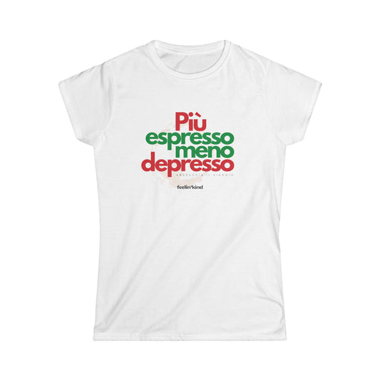 Più Espresso Meno Depresso Tee – Italian Colors