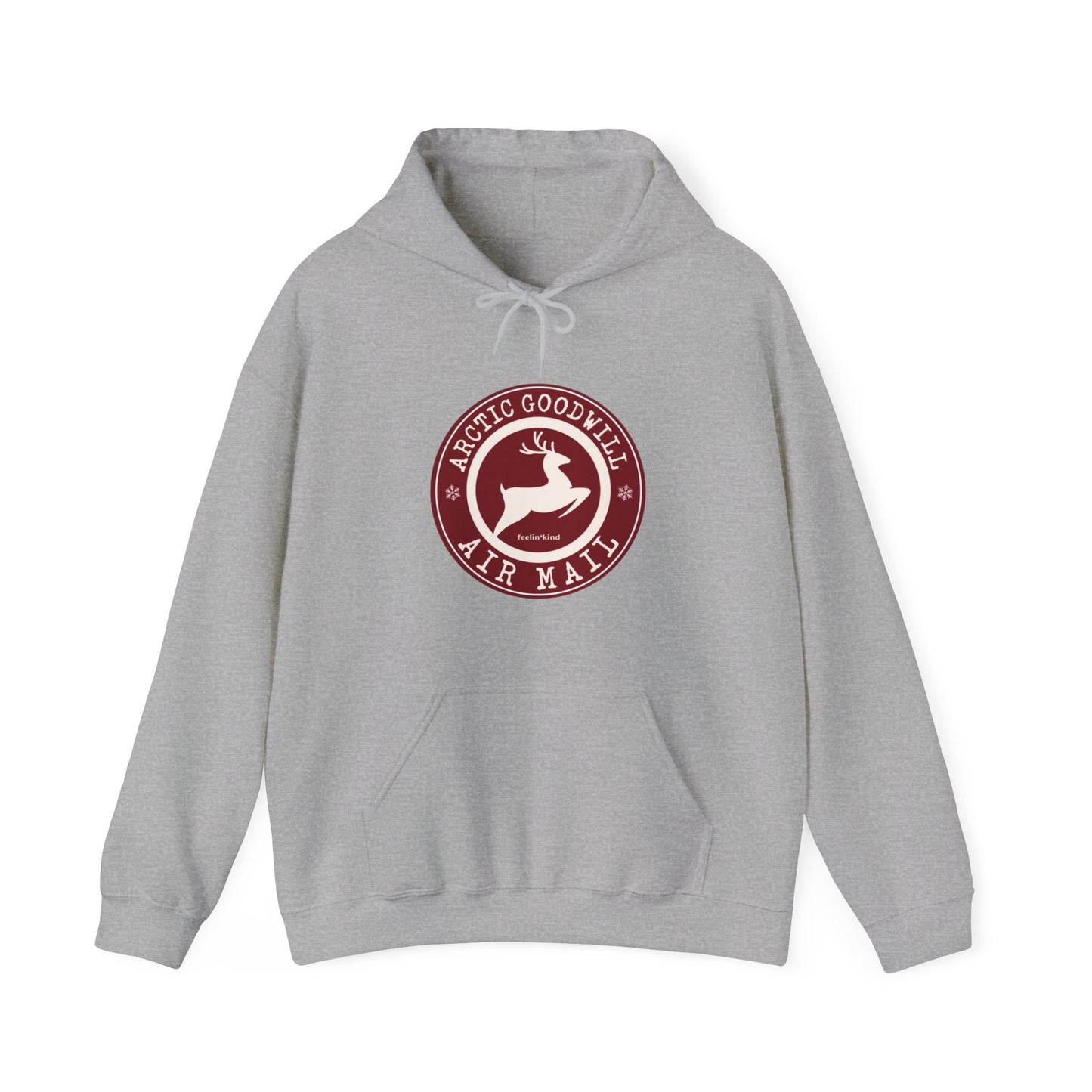 Arctic Goodwill Air Mail hoodie featuring a cool design inspired by the spirit of goodwill, perfect for chilly days.