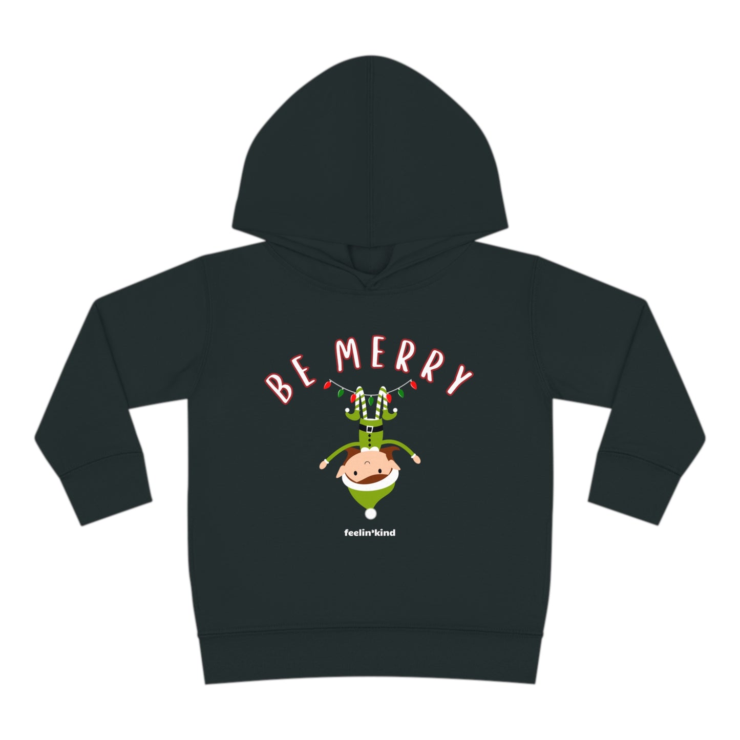 Be Merry Elf Hoodie (Toddler)