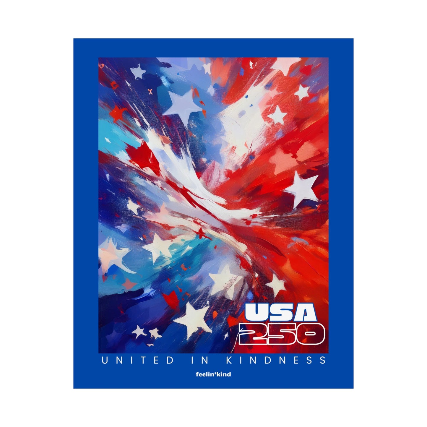United in Kindness Poster | USA 250
