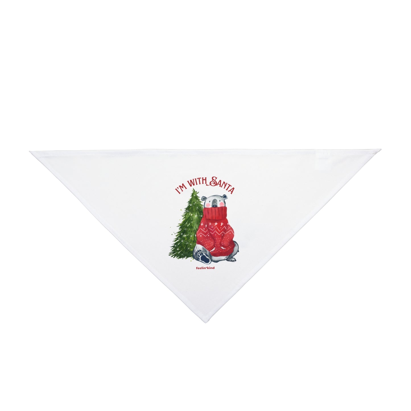 I'm With Santa Dog & Cat Holiday Scarf