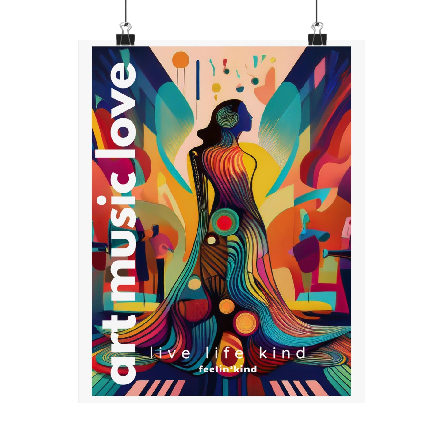 Art Music Love – Socially Kind Poster