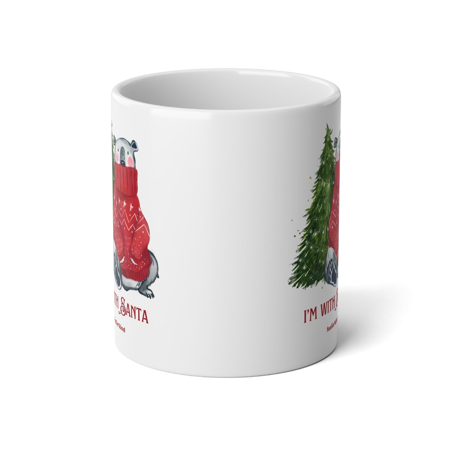 I'm With Santa 20oz Mug