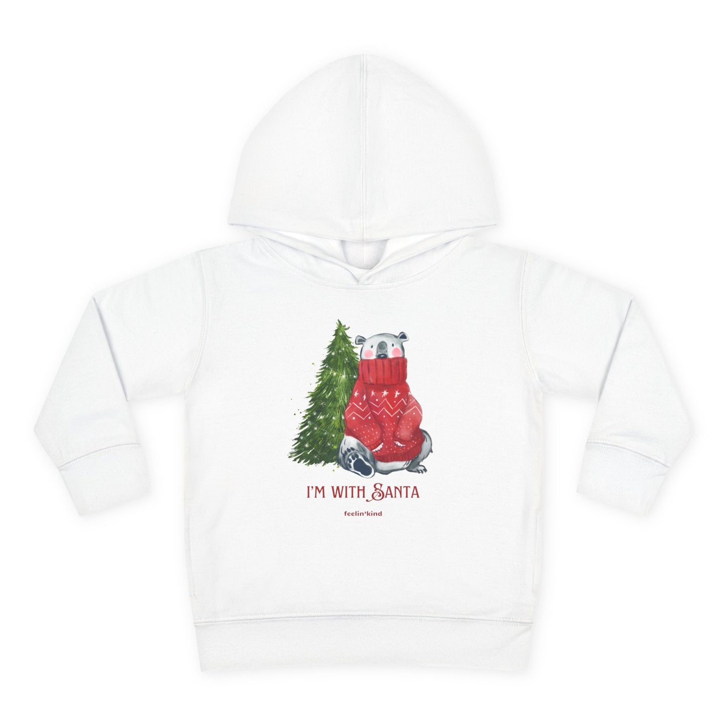 I'm with Santa Hoodie (Toddler)