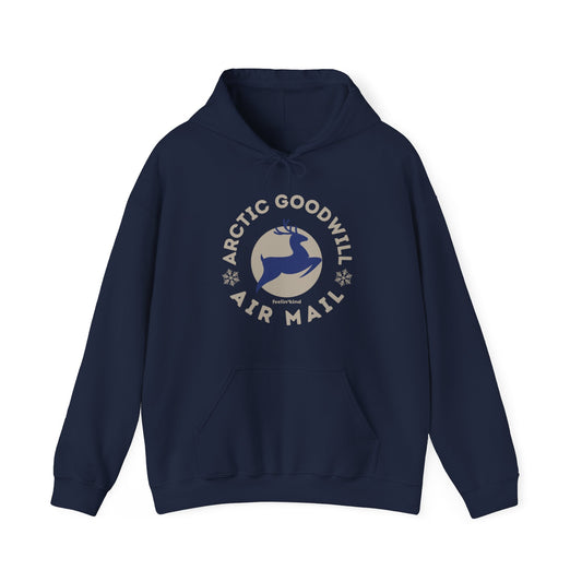 Arctic Goodwill hoodie featuring a cool design inspired by the spirit of goodwill, perfect for chilly days.