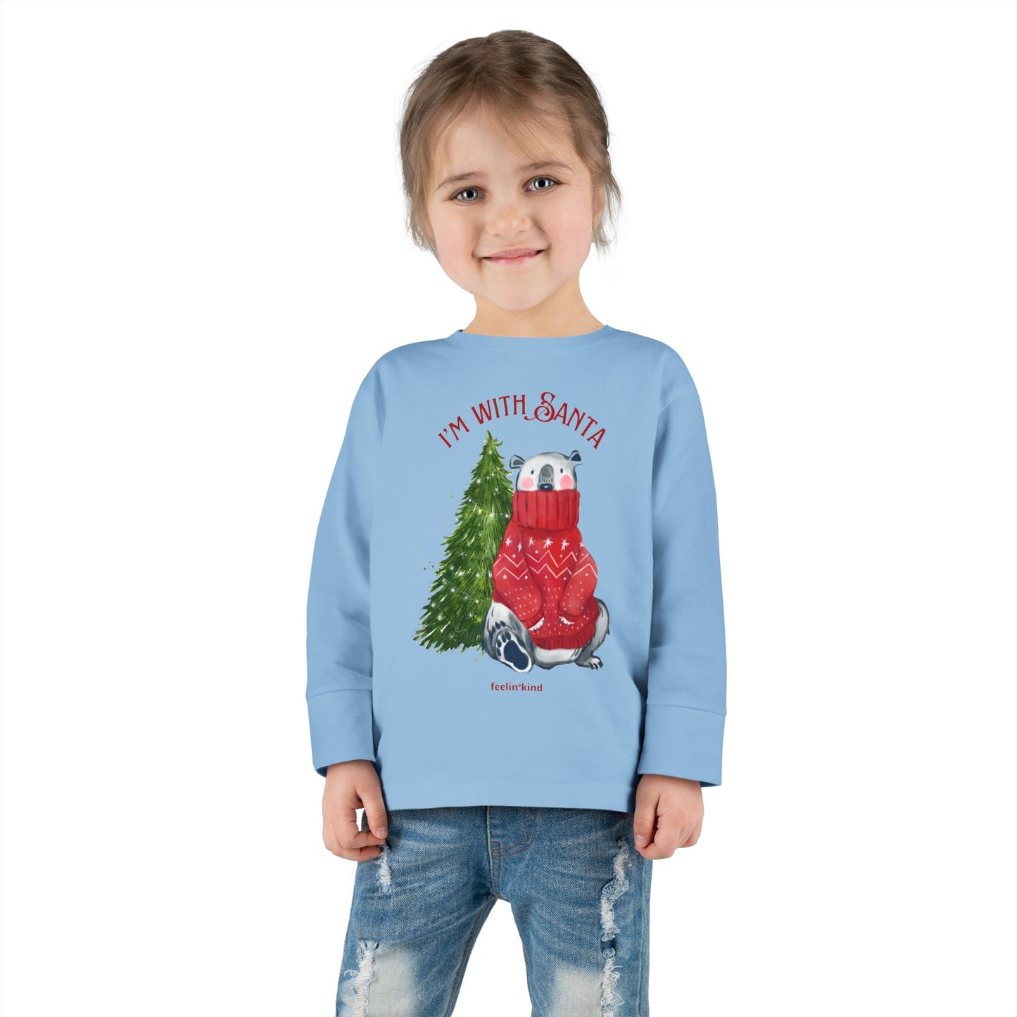 I'm With Santa Cozy Polar Bear (Toddler)