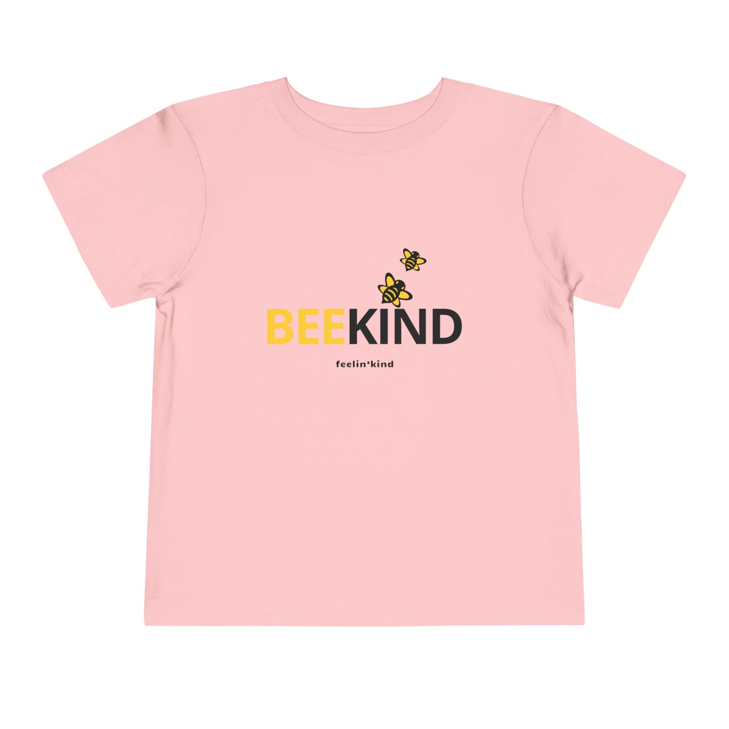 Bee Kind Toddler T‑Shirt — Cute Yellow Bee Graphic, Positive Message Tee