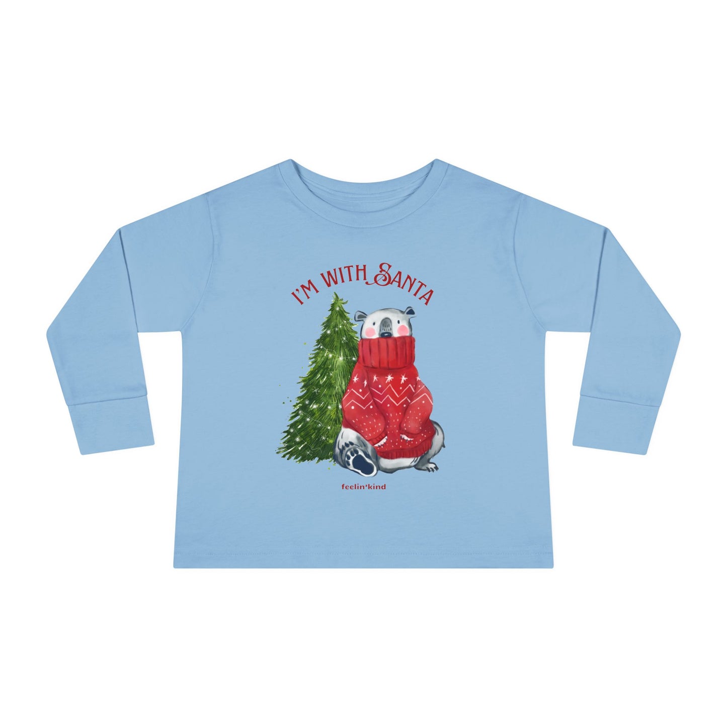 I'm With Santa Cozy Polar Bear (Toddler)