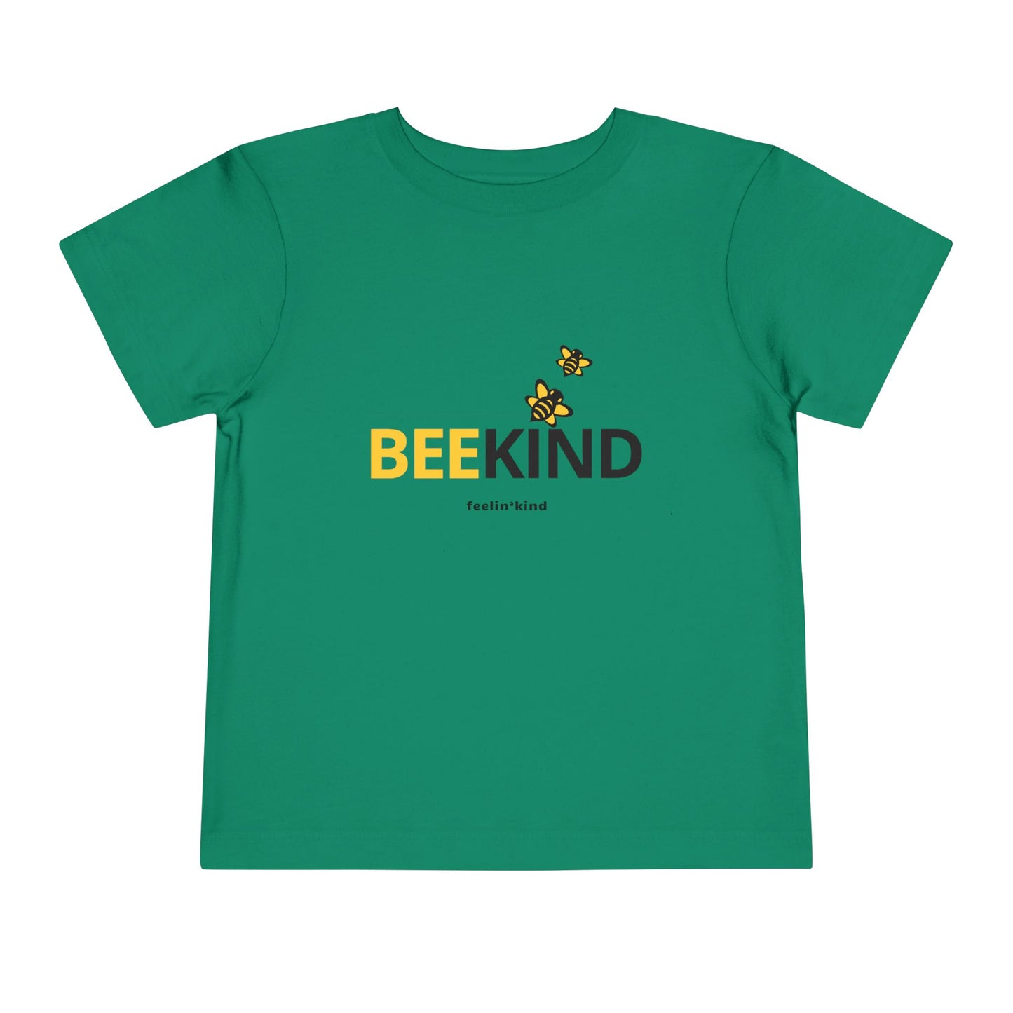 Bee Kind Toddler T‑Shirt — Cute Yellow Bee Graphic, Positive Message Tee
