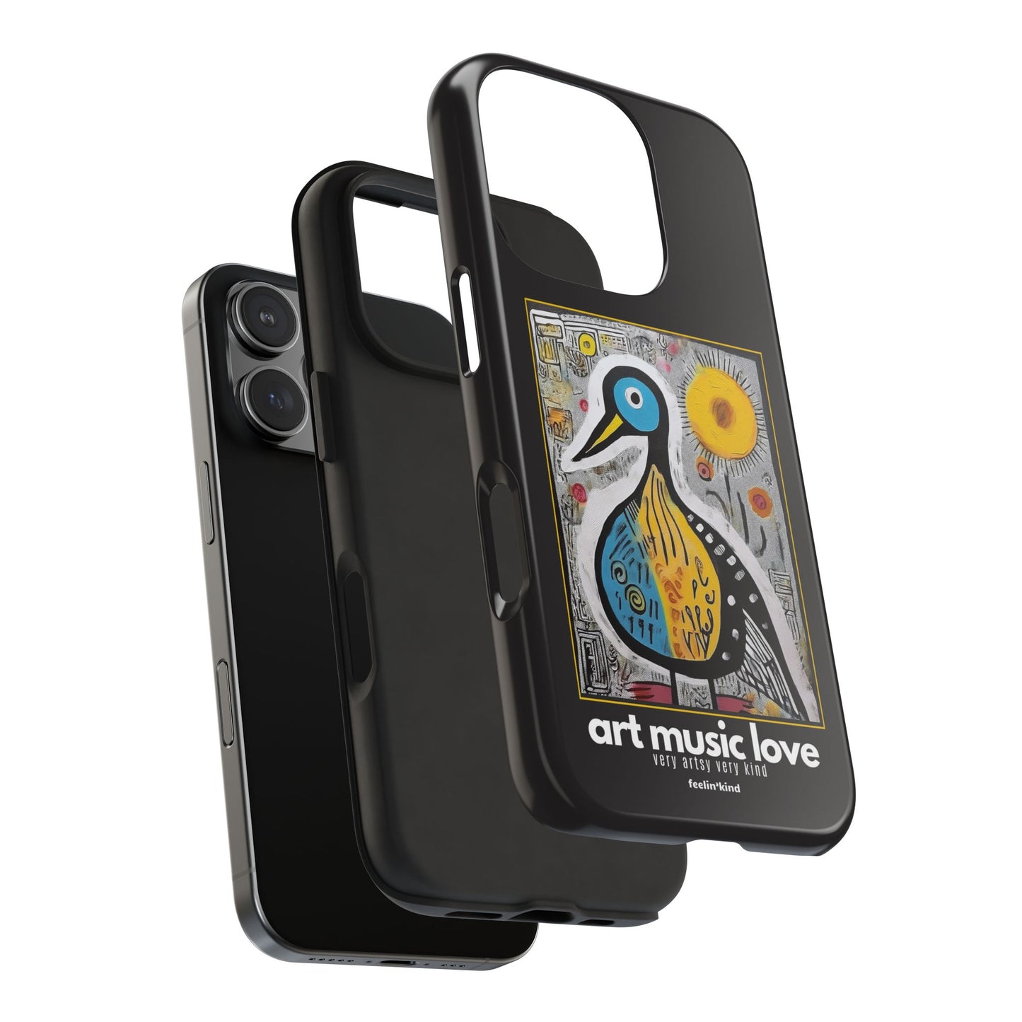 Art Music Love – Folk Art Duck Phone Case