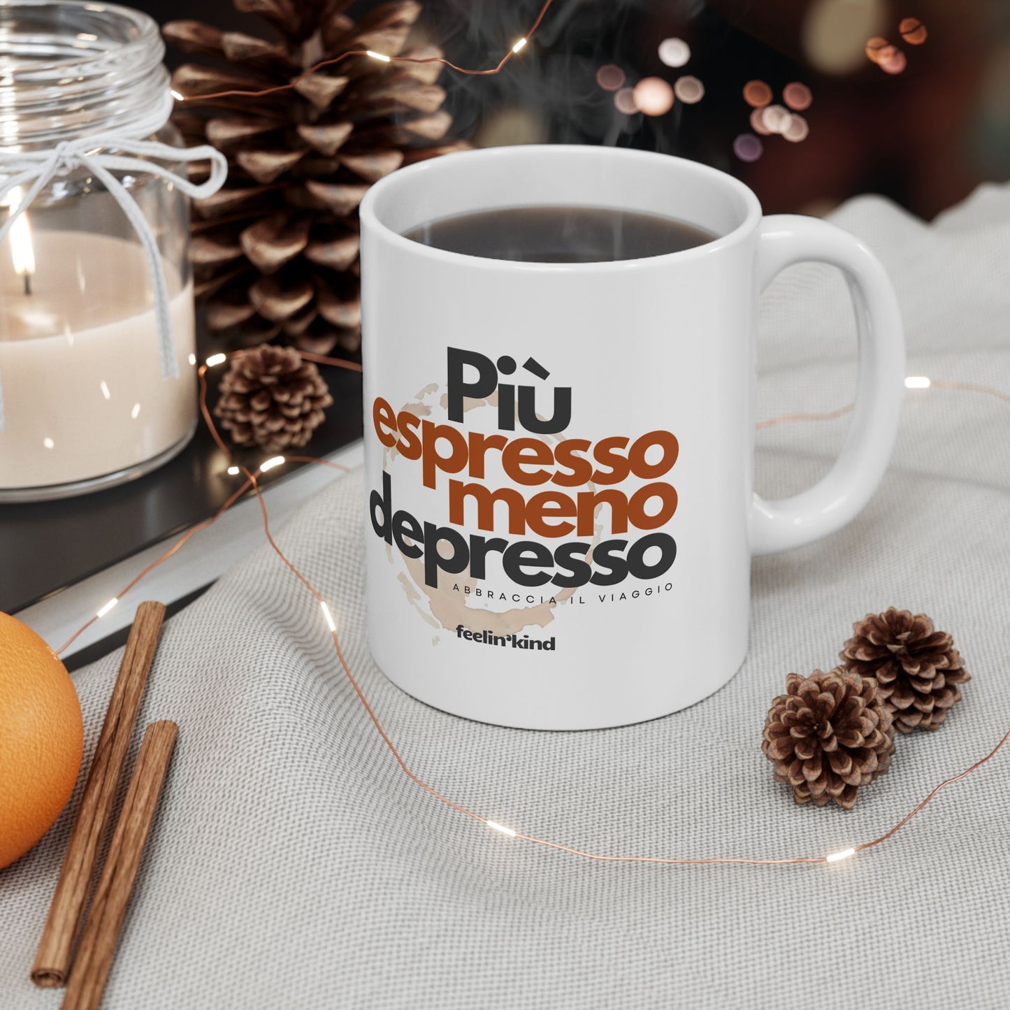 More Espresso Less Depresso (Italian) Mug 11 oz.