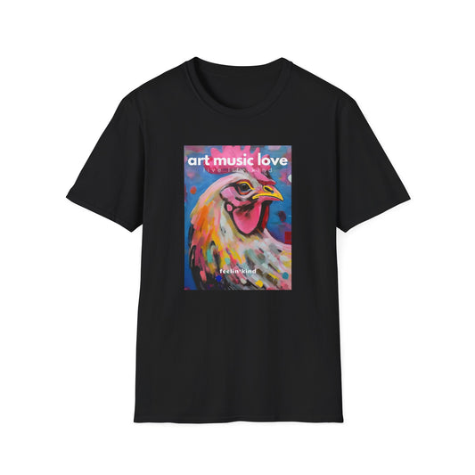 Rooster Spirit T-Shirt / Art Music Love Collection