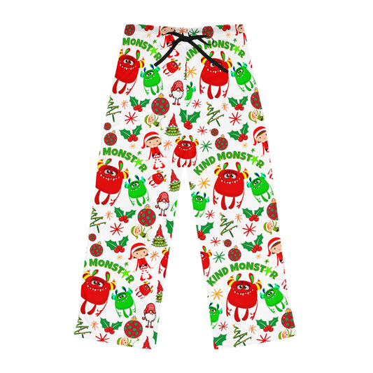 Kind Monstar Women's Pajama Pants - White